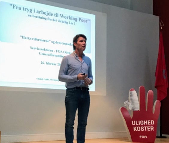 Jacob Lykke med foredraget "Working Poor"